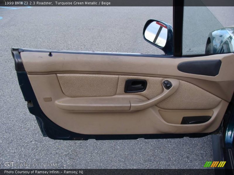 Turquoise Green Metallic / Beige 1999 BMW Z3 2.3 Roadster