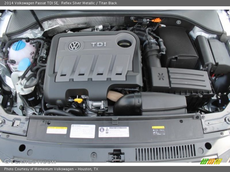 Reflex Silver Metallic / Titan Black 2014 Volkswagen Passat TDI SE