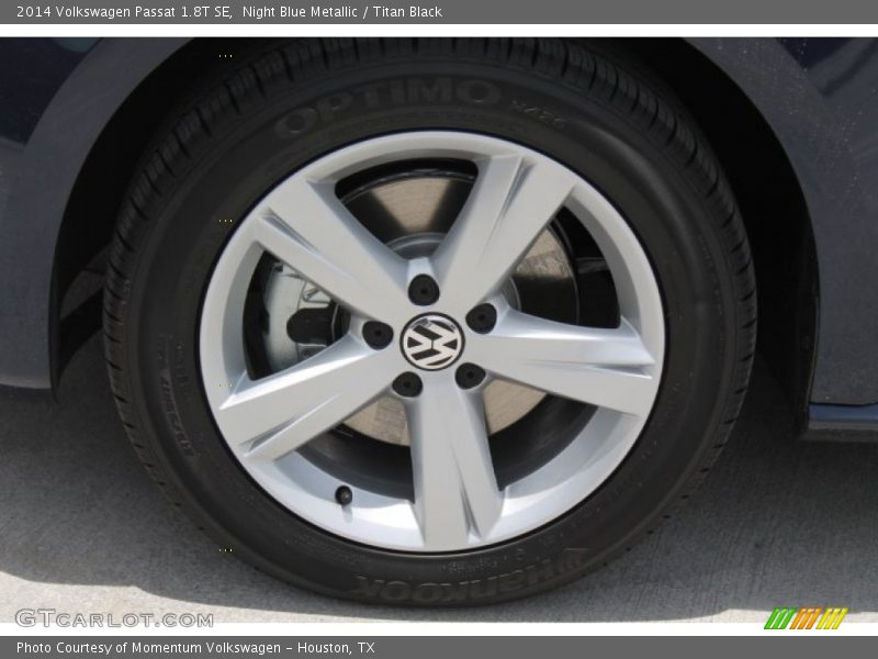 Night Blue Metallic / Titan Black 2014 Volkswagen Passat 1.8T SE