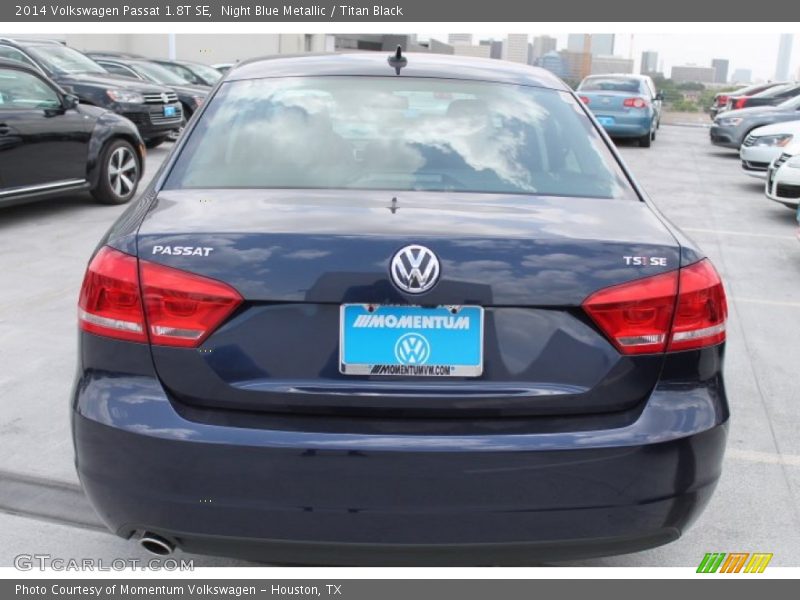 Night Blue Metallic / Titan Black 2014 Volkswagen Passat 1.8T SE
