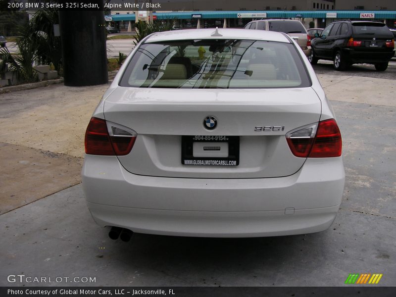 Alpine White / Black 2006 BMW 3 Series 325i Sedan