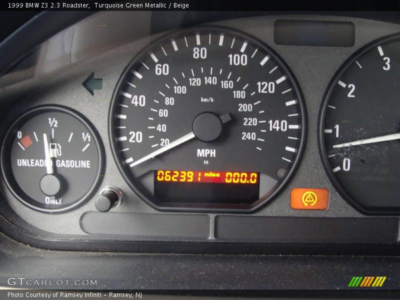 Turquoise Green Metallic / Beige 1999 BMW Z3 2.3 Roadster