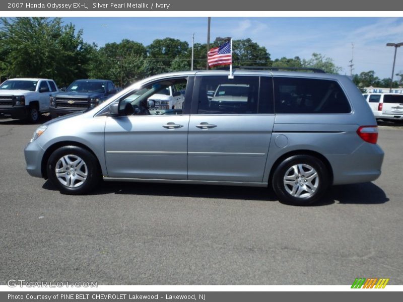 Silver Pearl Metallic / Ivory 2007 Honda Odyssey EX-L