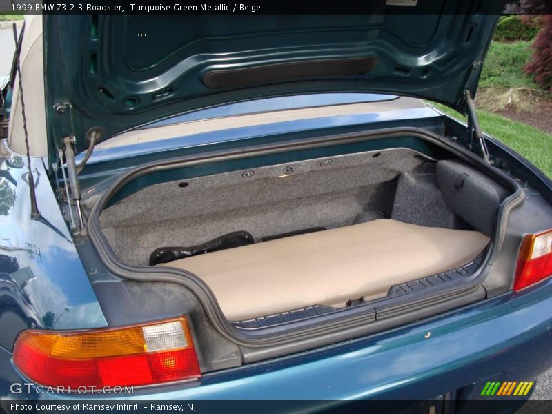 Turquoise Green Metallic / Beige 1999 BMW Z3 2.3 Roadster