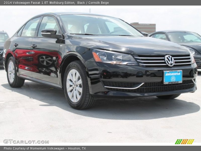 Black / Cornsilk Beige 2014 Volkswagen Passat 1.8T Wolfsburg Edition