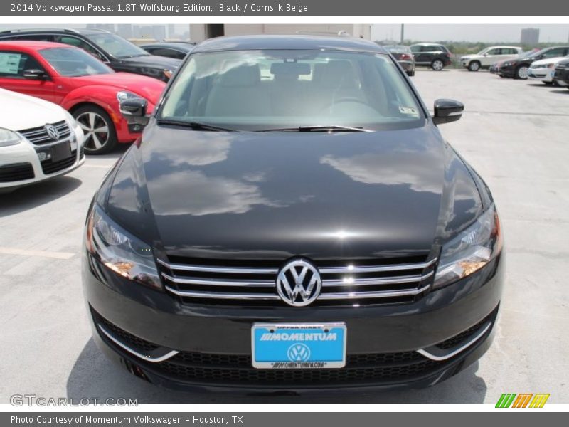Black / Cornsilk Beige 2014 Volkswagen Passat 1.8T Wolfsburg Edition
