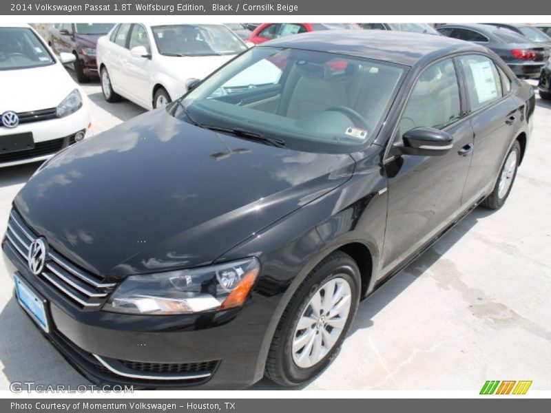 Black / Cornsilk Beige 2014 Volkswagen Passat 1.8T Wolfsburg Edition