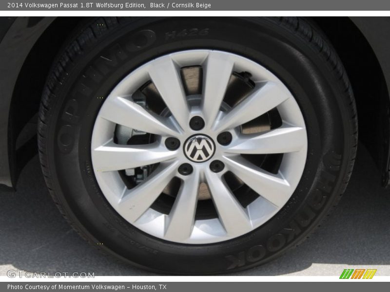 Black / Cornsilk Beige 2014 Volkswagen Passat 1.8T Wolfsburg Edition