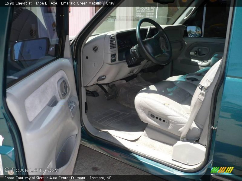 Emerald Green Metallic / Gray 1998 Chevrolet Tahoe LT 4x4