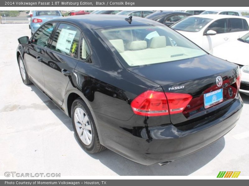 Black / Cornsilk Beige 2014 Volkswagen Passat 1.8T Wolfsburg Edition