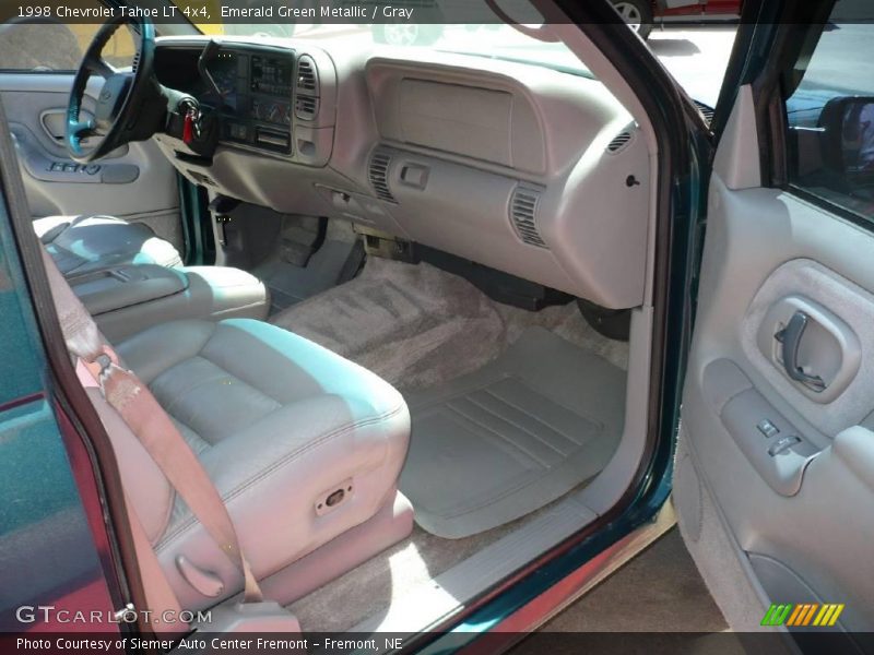 Emerald Green Metallic / Gray 1998 Chevrolet Tahoe LT 4x4
