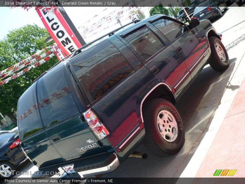 Emerald Green Metallic / Gray 1998 Chevrolet Tahoe LT 4x4