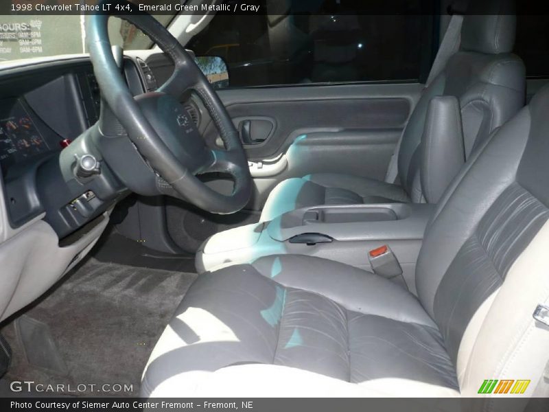 Emerald Green Metallic / Gray 1998 Chevrolet Tahoe LT 4x4