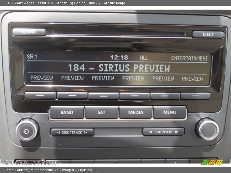 Black / Cornsilk Beige 2014 Volkswagen Passat 1.8T Wolfsburg Edition