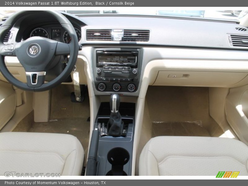 Black / Cornsilk Beige 2014 Volkswagen Passat 1.8T Wolfsburg Edition