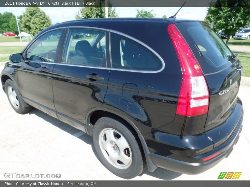 Crystal Black Pearl / Black 2011 Honda CR-V LX