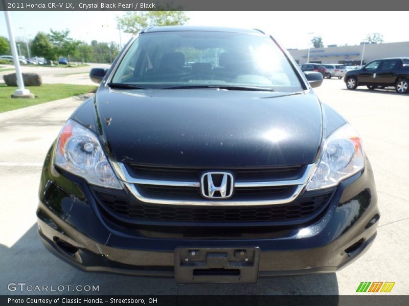 Crystal Black Pearl / Black 2011 Honda CR-V LX