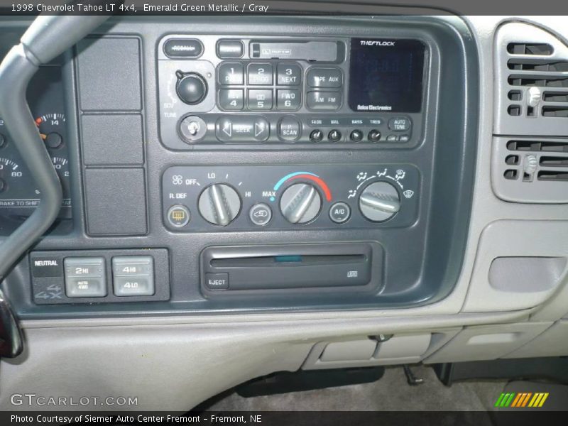Emerald Green Metallic / Gray 1998 Chevrolet Tahoe LT 4x4