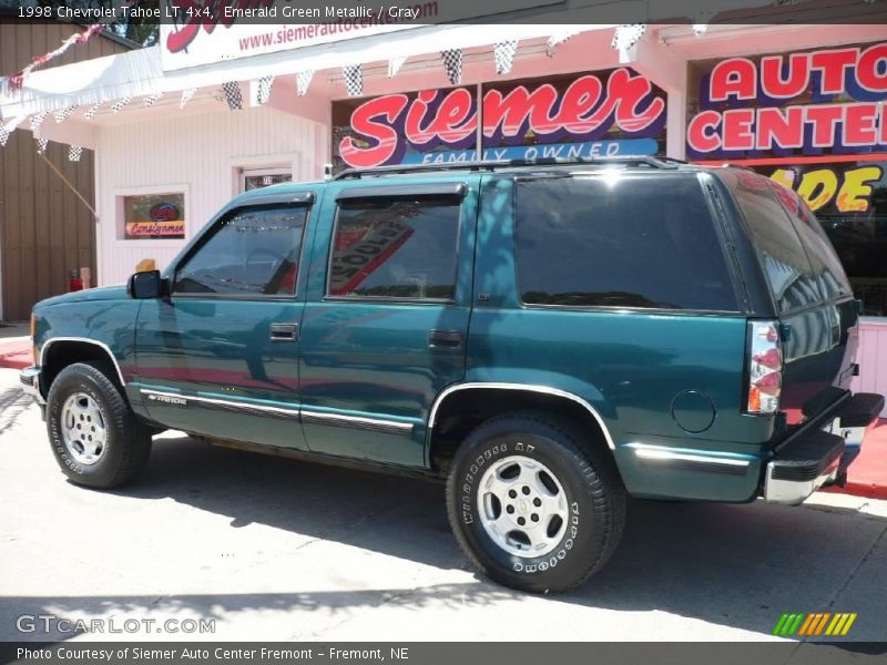 Emerald Green Metallic / Gray 1998 Chevrolet Tahoe LT 4x4