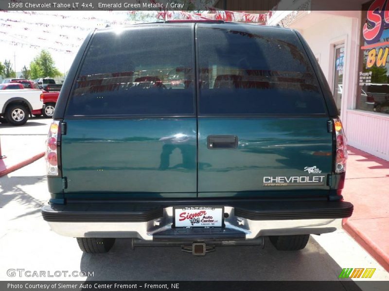 Emerald Green Metallic / Gray 1998 Chevrolet Tahoe LT 4x4