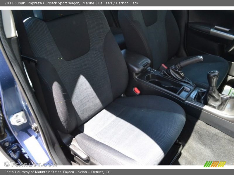 Marine Blue Pearl / Carbon Black 2011 Subaru Impreza Outback Sport Wagon