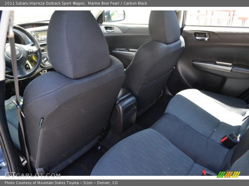 Marine Blue Pearl / Carbon Black 2011 Subaru Impreza Outback Sport Wagon