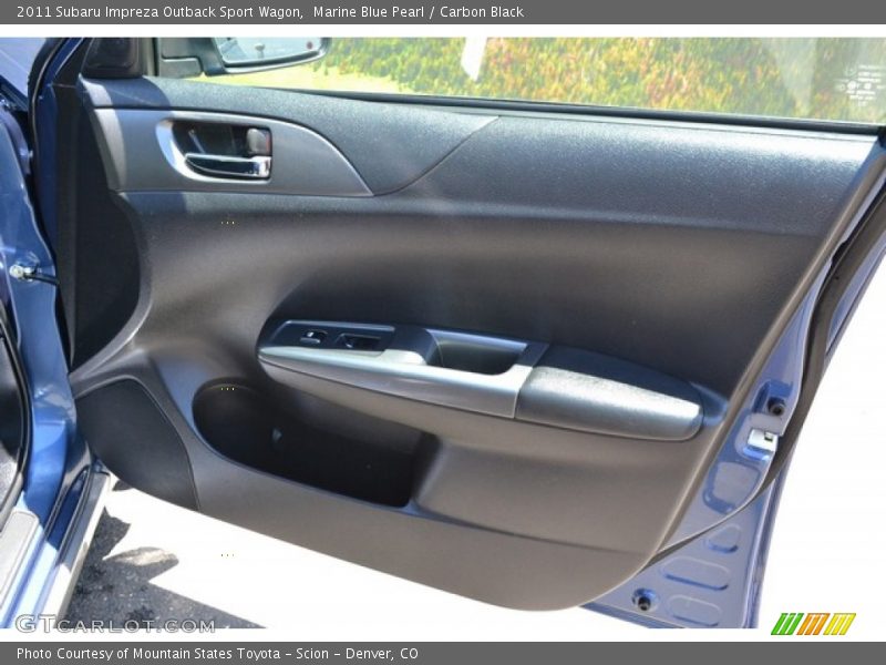 Marine Blue Pearl / Carbon Black 2011 Subaru Impreza Outback Sport Wagon