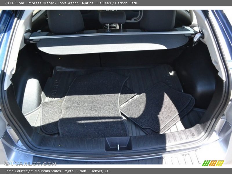 Marine Blue Pearl / Carbon Black 2011 Subaru Impreza Outback Sport Wagon