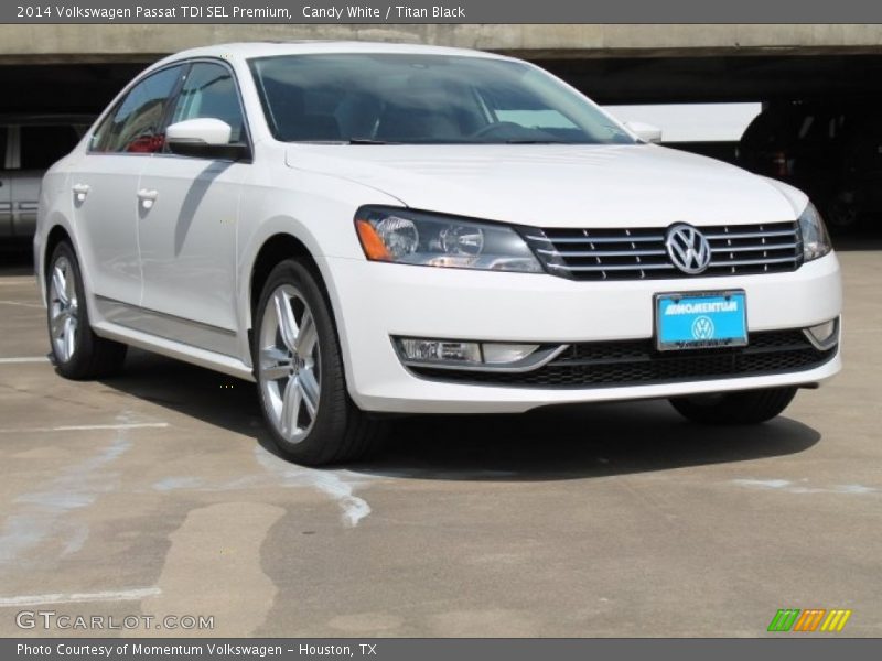 Candy White / Titan Black 2014 Volkswagen Passat TDI SEL Premium