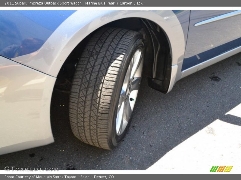 Marine Blue Pearl / Carbon Black 2011 Subaru Impreza Outback Sport Wagon