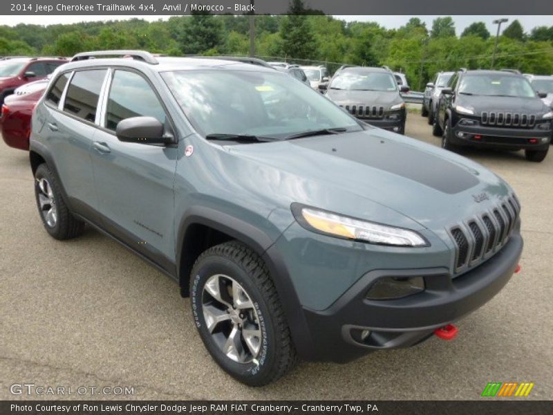 Anvil / Morocco - Black 2014 Jeep Cherokee Trailhawk 4x4