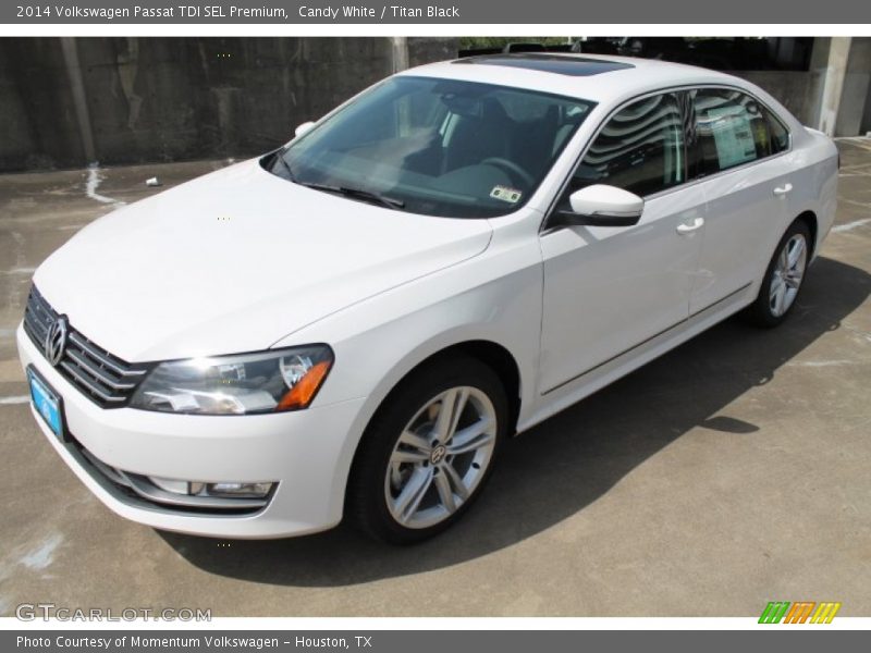 Candy White / Titan Black 2014 Volkswagen Passat TDI SEL Premium