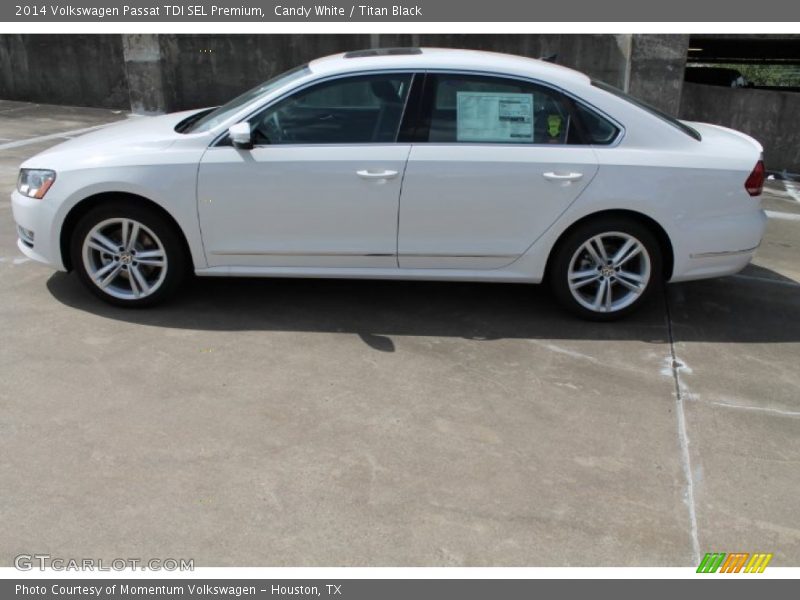 Candy White / Titan Black 2014 Volkswagen Passat TDI SEL Premium