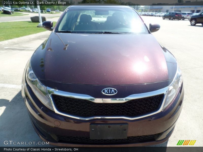 Dark Cherry / Beige 2011 Kia Optima LX