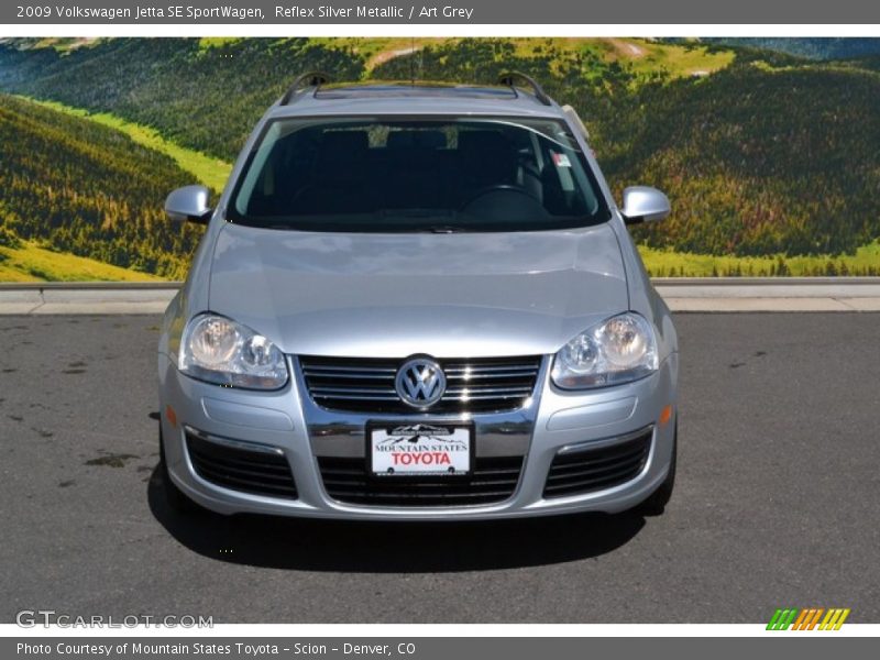 Reflex Silver Metallic / Art Grey 2009 Volkswagen Jetta SE SportWagen