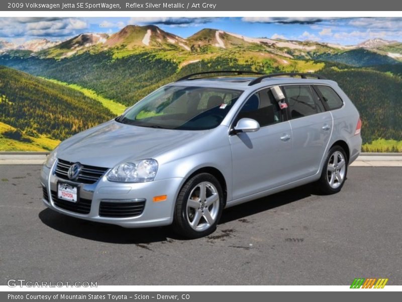 Reflex Silver Metallic / Art Grey 2009 Volkswagen Jetta SE SportWagen
