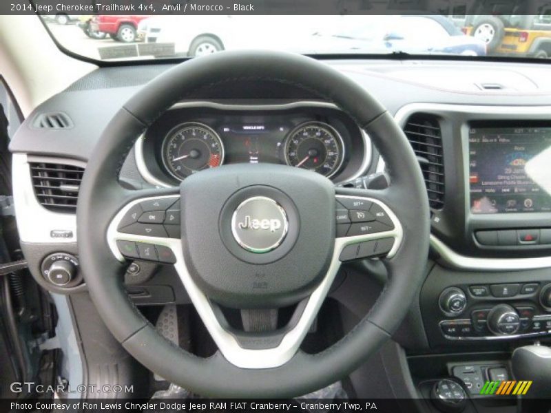 Anvil / Morocco - Black 2014 Jeep Cherokee Trailhawk 4x4