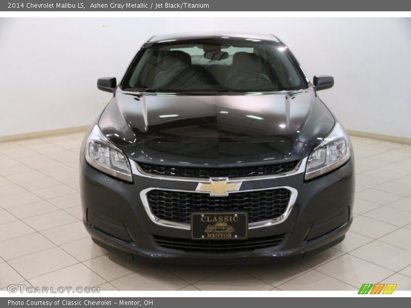 Ashen Gray Metallic / Jet Black/Titanium 2014 Chevrolet Malibu LS
