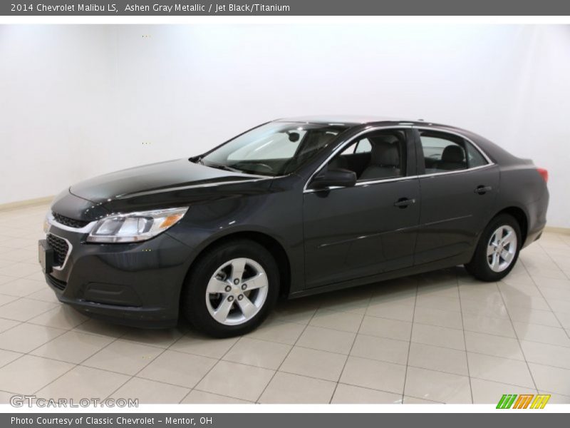 Ashen Gray Metallic / Jet Black/Titanium 2014 Chevrolet Malibu LS