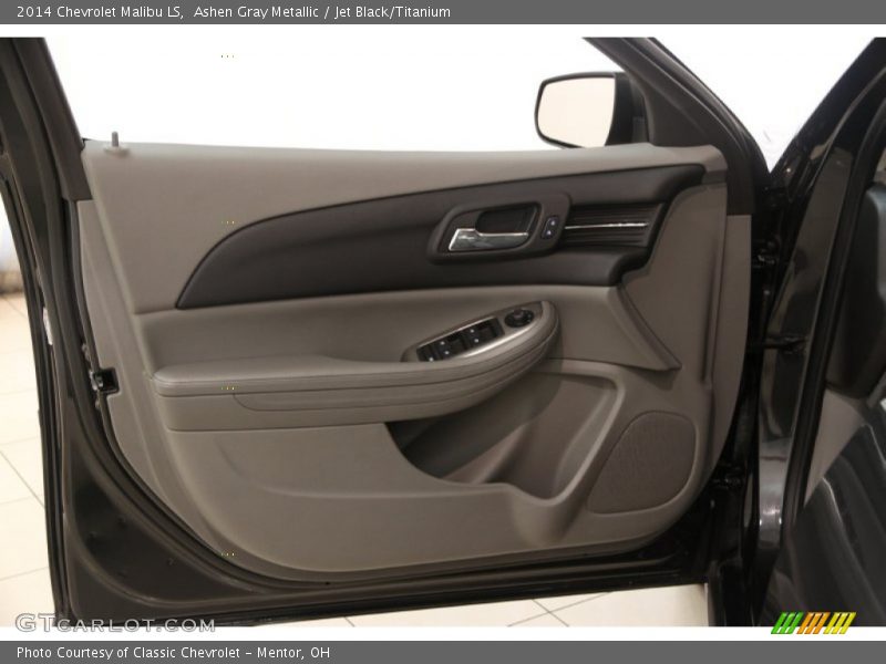 Ashen Gray Metallic / Jet Black/Titanium 2014 Chevrolet Malibu LS