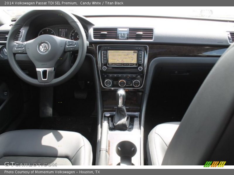 Candy White / Titan Black 2014 Volkswagen Passat TDI SEL Premium