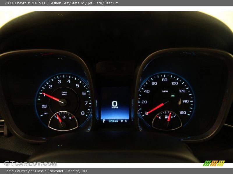 Ashen Gray Metallic / Jet Black/Titanium 2014 Chevrolet Malibu LS