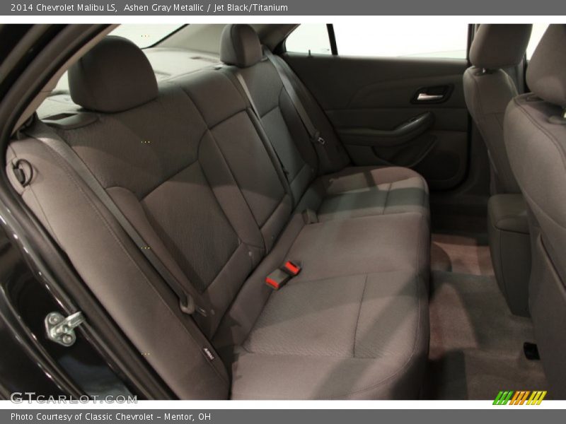 Ashen Gray Metallic / Jet Black/Titanium 2014 Chevrolet Malibu LS