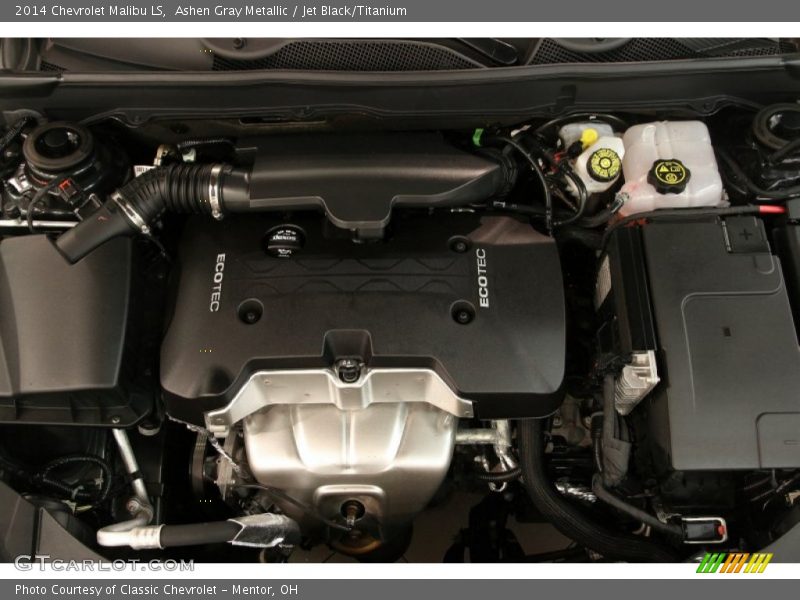 Ashen Gray Metallic / Jet Black/Titanium 2014 Chevrolet Malibu LS