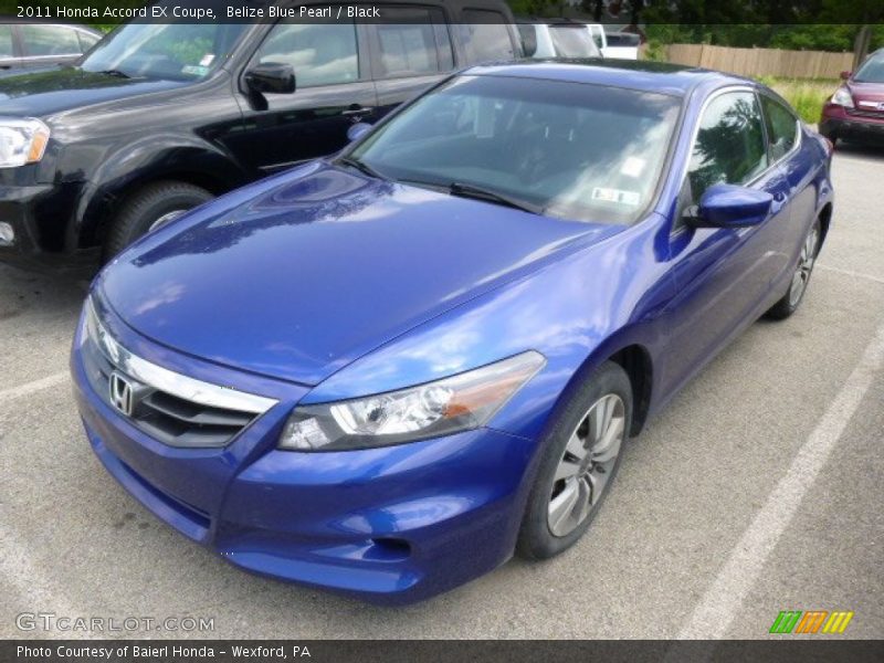 Front 3/4 View of 2011 Accord EX Coupe