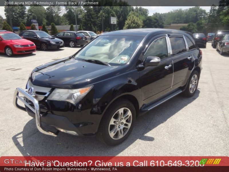 Formal Black / Parchment 2008 Acura MDX Technology