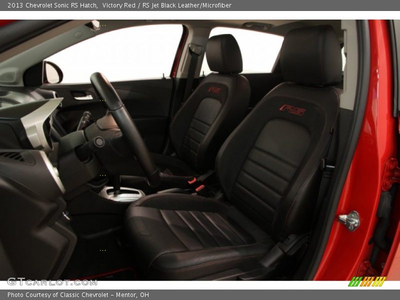 Front Seat of 2013 Sonic RS Hatch