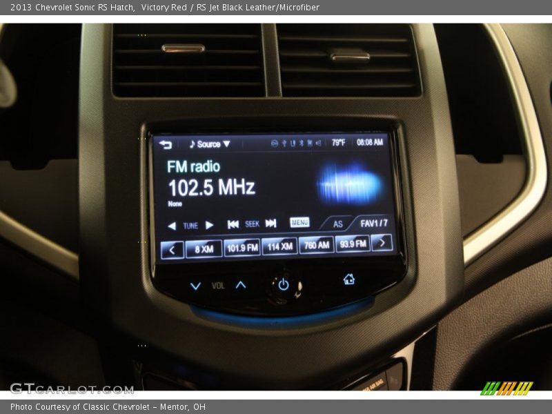 Victory Red / RS Jet Black Leather/Microfiber 2013 Chevrolet Sonic RS Hatch