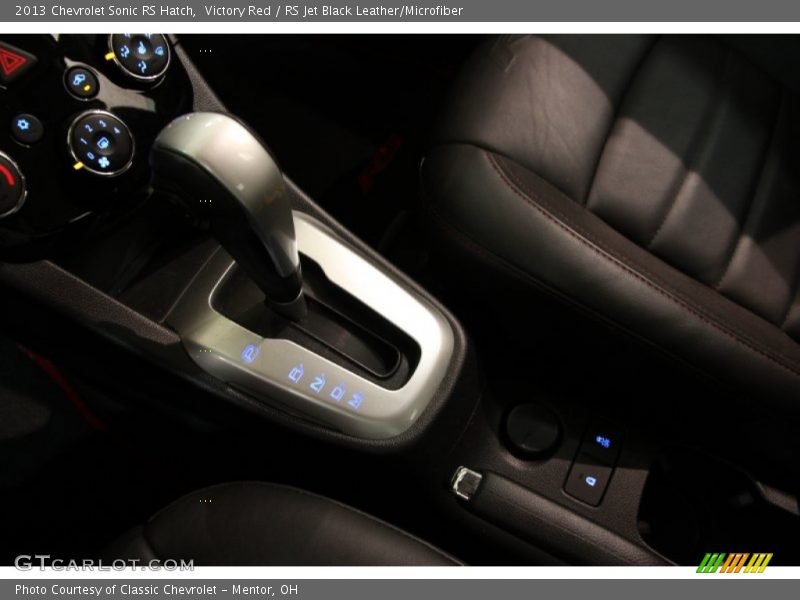 Victory Red / RS Jet Black Leather/Microfiber 2013 Chevrolet Sonic RS Hatch