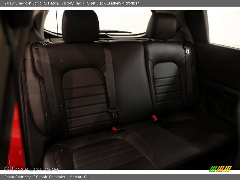 Victory Red / RS Jet Black Leather/Microfiber 2013 Chevrolet Sonic RS Hatch